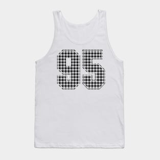 Plaid Number - 95 - Dark Tank Top